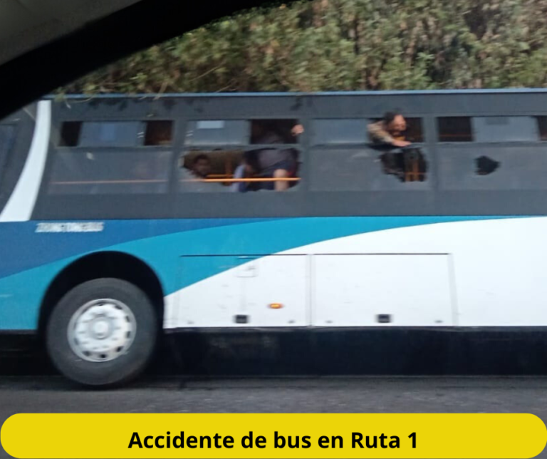 VUELCO DE BUS POR EL CASTELLA DEJA DOS HERIDOS