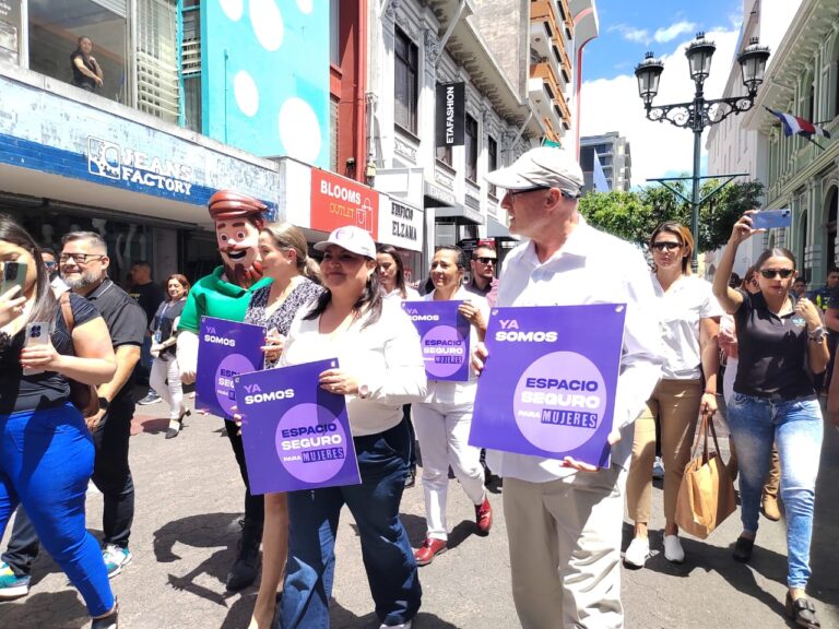 AVENIDA CENTRAL SE TRANSFORMA EN UN ESPACIO SEGURO PARA MUJERES