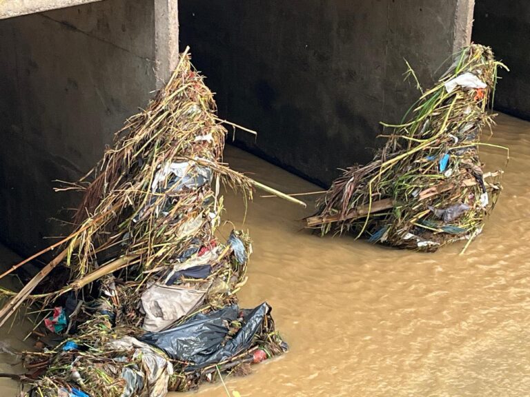 ACUMULACIÓN DE BASURA EN ALCANTARILLAS CAUSA DE LAS INUNDACIONES