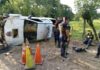 CINCO POLICÍAS HERIDOS EN CUMPLIENTO DEL DEBER