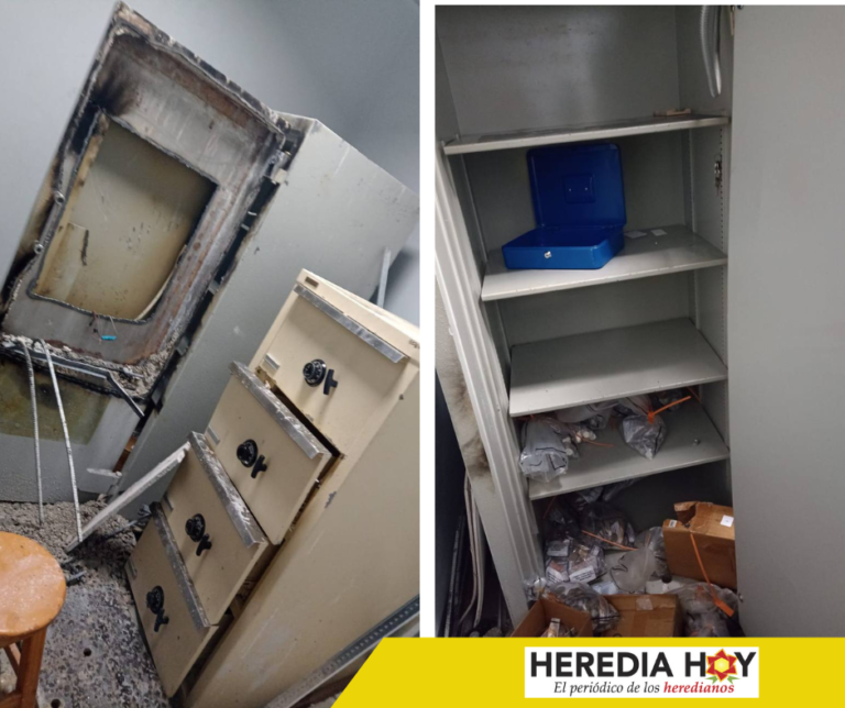 POR EL TECHO ENTRAN A AGENCIA DEL POPULAR EN JICARAL