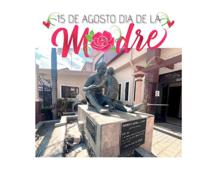La celebración del Día de la Madre fue iniciativa de una maestra herediana, la niña Evangelina Solís Salvatierra. En los jardines de la Municipalidad de Heredia se observa este monumento a ella.