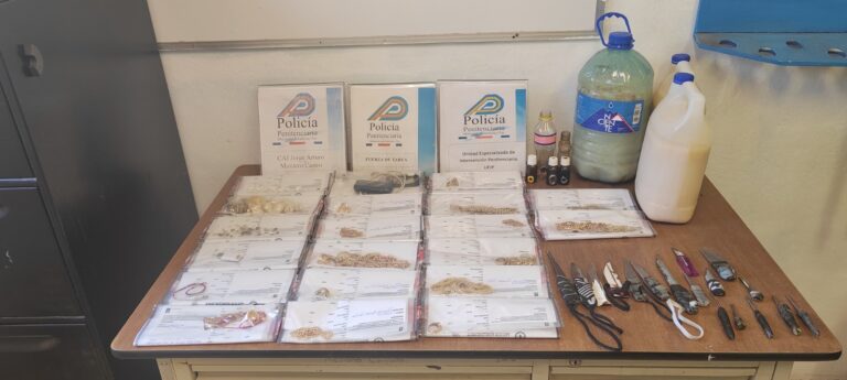 POLICÍA DECOMISA ANILLOS Y CADENAS DE ORO EN LA REFORMA