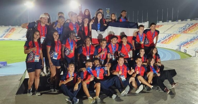 ¡COSTA RICA AMO Y SEÑOR DEL ATLETISMO ESTUDIANTIL CENTROAMERICANO!
