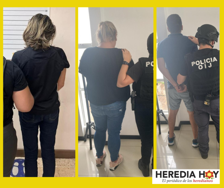 TRES DETENIDOS EN HEREDIA POR ESTAFA