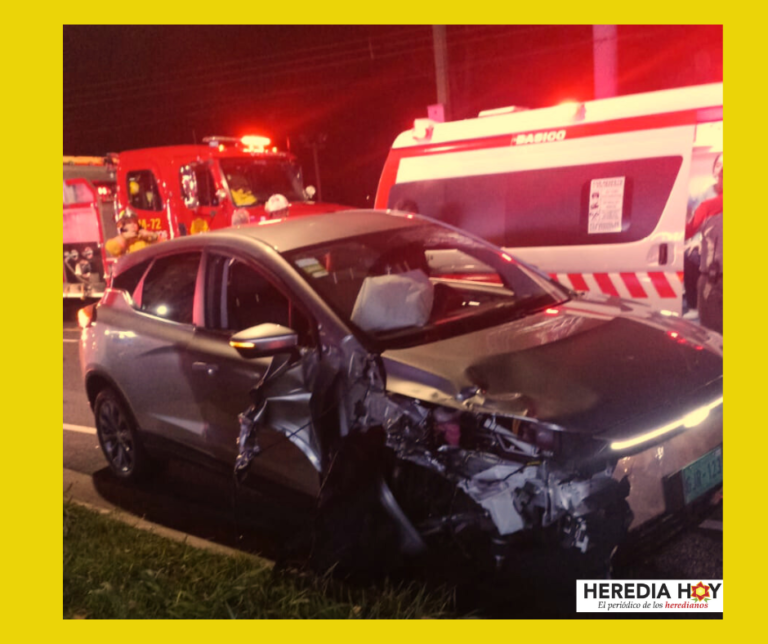 MOTOCICLISTA PIERDE LA VIDA EN COLISIÓN ESTA MADRUGADA EN HEREDIA