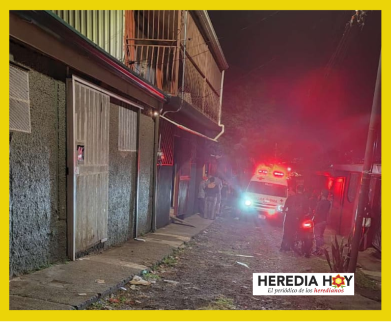 La celebración del fin de año se cubrió de sangre en La Milpa, en Guararí de Heredia.