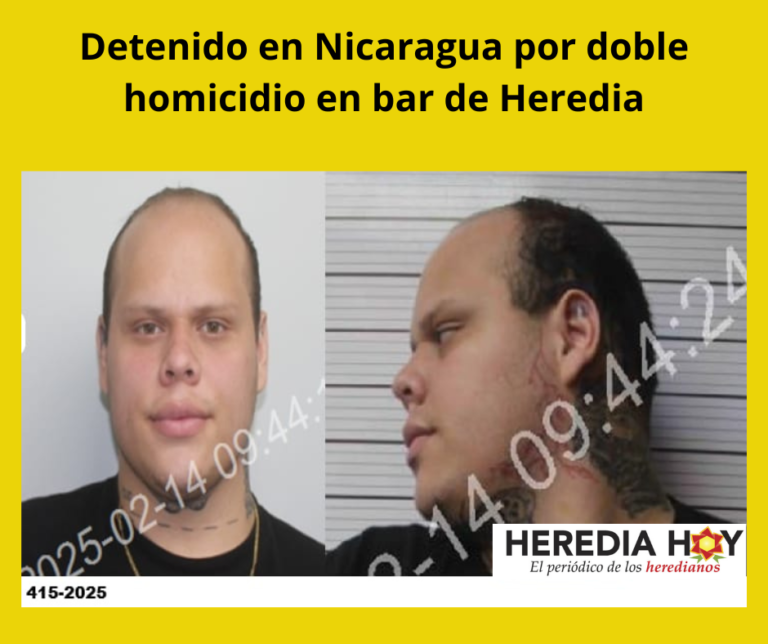 DETIENEN EN NICARAGUA AL ASESINO DE PRIMOS EN BAR HEREDIANO