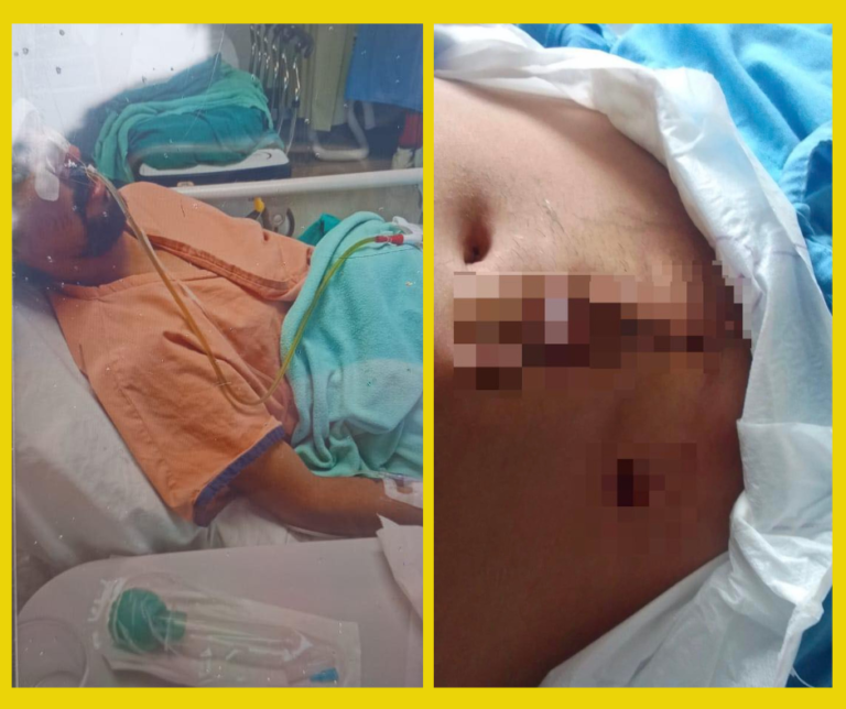 FAMILIA CLAMA AYUDA MIENTRAS PADRE DE TRES NIÑOS PERMANECE HOSPITALIZADO EN HEREDIA