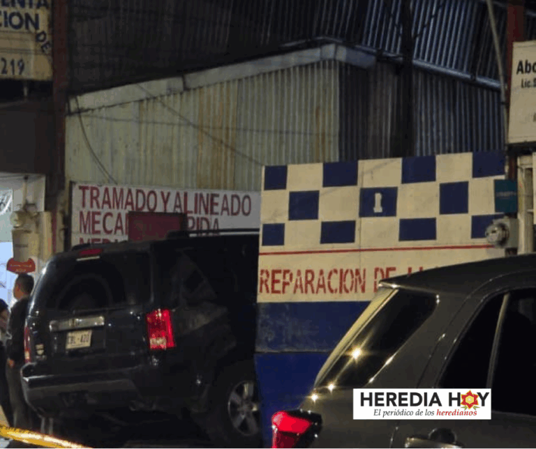 DE AL MENOS DIEZ BALAZOS, ASESINAN HOMBRE ESTA TARDE EN HEREDIA