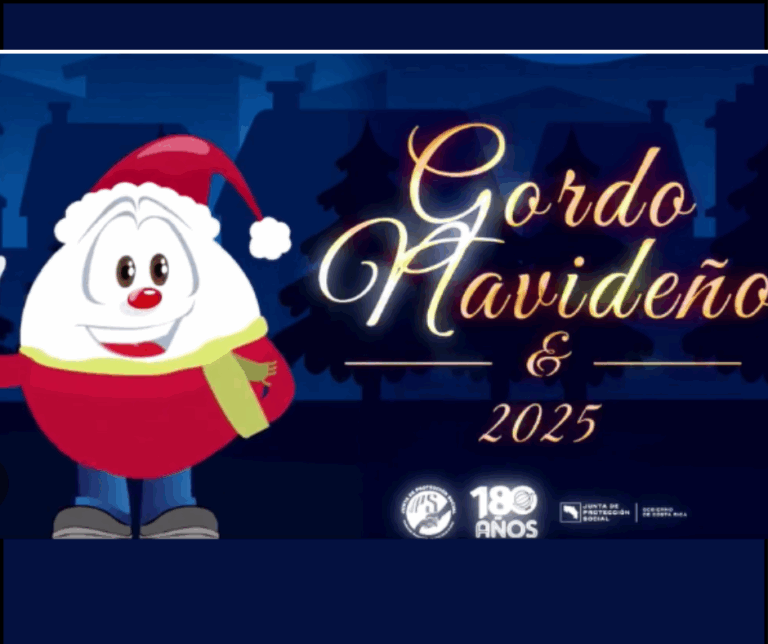 EL «GORDO» YA ESTÁ EN LA CALLE Y TRAE MÁS DE ₡26.000 MILLONES EN PREMIOS