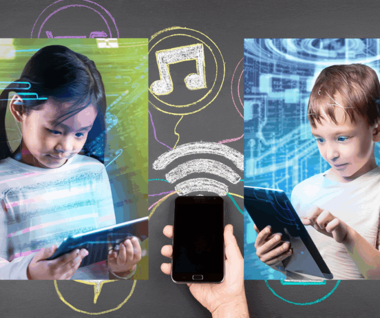 redes sociales y niños