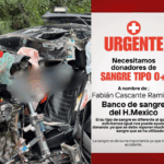 PIDEN DONACIONES DE SANGRE PARA CHOFER DE DIPUTADO ACCIDENTADO
