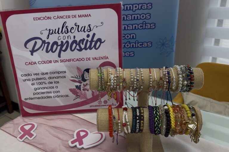 “PULSERAS CON PROPÓSITO” AYUDARÁN A HEREDIANA  EN SU LUCHA CONTRA EL CÁNCER DE MAMA