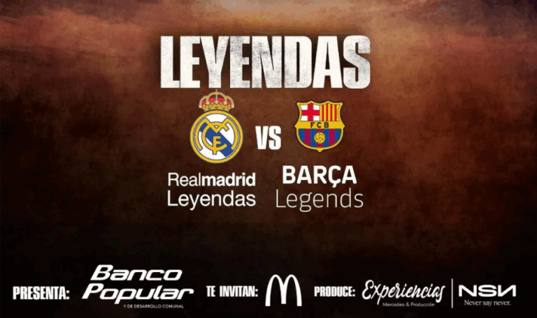 BANCO POPULAR ANUNCIA PREVENTA EXCLUSIVA PARA EL PARTIDO ENTRE EL REAL MADRID LEYENDAS Y EL BARÇA LEGENDS EN COSTA RICA