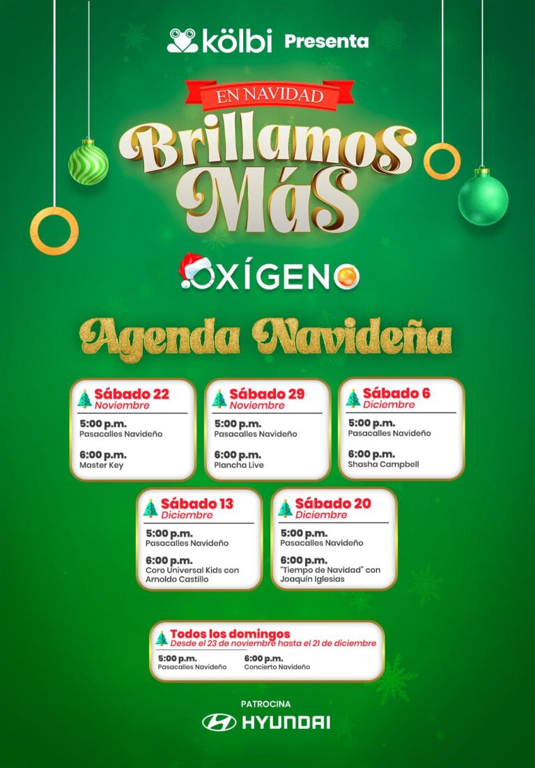 LA NAVIDAD LLEGA A OXÍGENO CON ILUSIÓN, MÚSICA Y ACTIVIDADES PARA LA FAMILIA