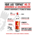 ADVIERTEN FALSIFICACIÓN DE GUARO CACIQUE