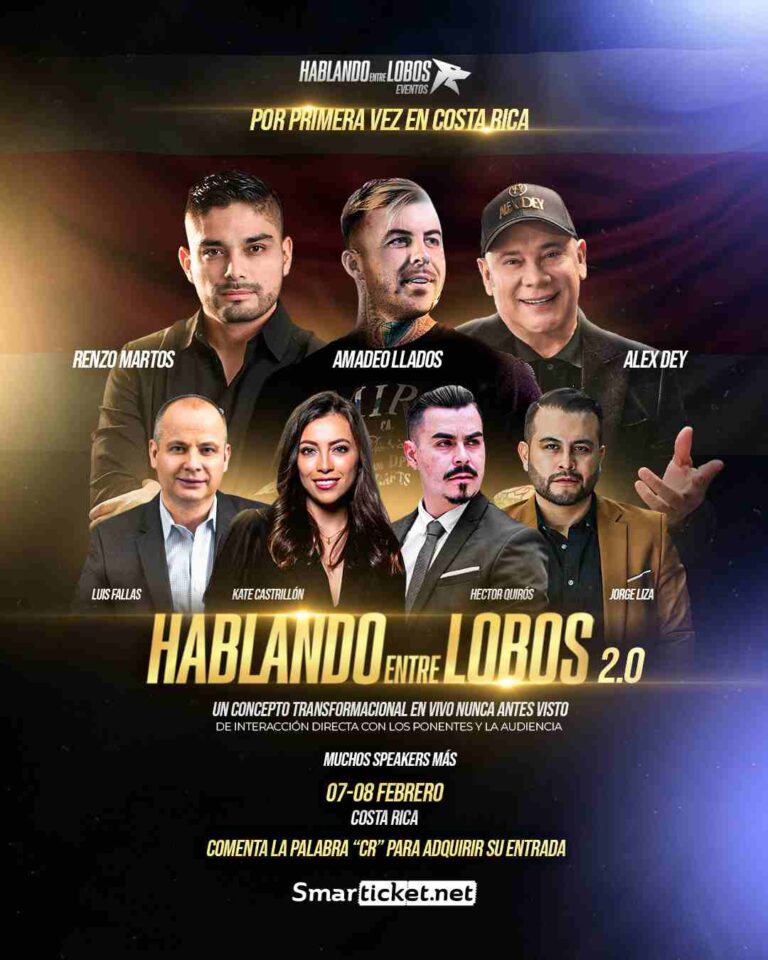 EVENTO INTERNACIONAL “HABLANDO ENTRE LOBOS” LLEGARÁ A COSTA RICA EN FEBRERO DE 2026