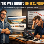 UN SITIO WEB BONITO NO ES SUFICIENTE: EL PROBLEMA DE LAS PÁGINAS QUE NO GENERAN CLIENTES