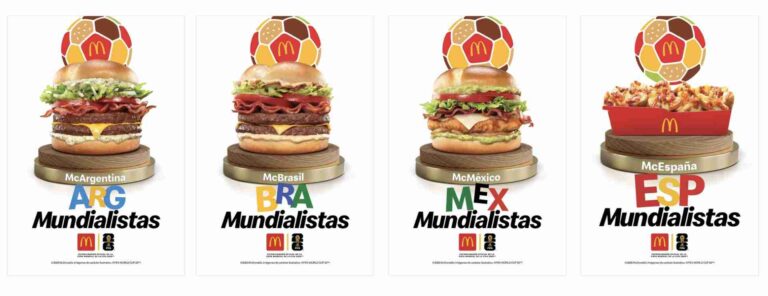 MCDONALD’S LANZA HAMBURGUESAS MUNDIALISTAS Y BALONES COLECCIONABLES