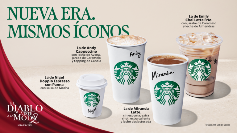 STARBUCKS LANZA BEBIDAS INSPIRADAS EN “DEVIL WEARS PRADA 2”