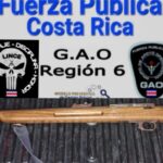 DECOMISAN CUATRO ARMAS DE FUEGO EN OPERATIVOS EN PUNTARENAS