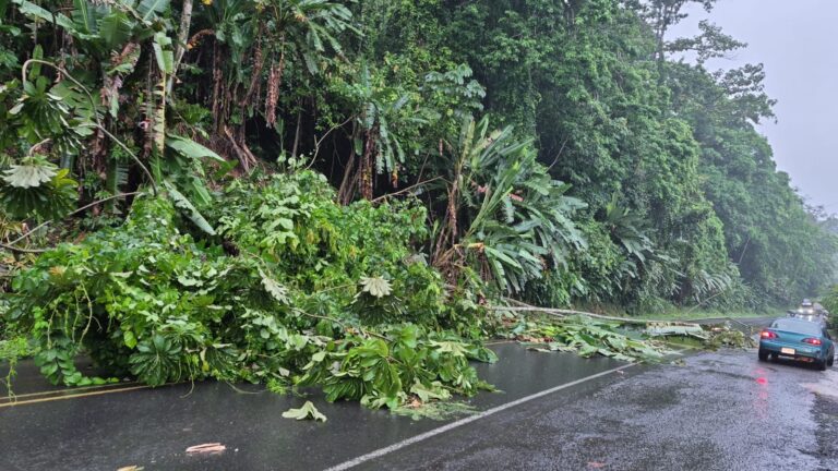 CARIBE AMANECE  INUNDADO, DEBIDO A LAS FUERTES LLUVIAS