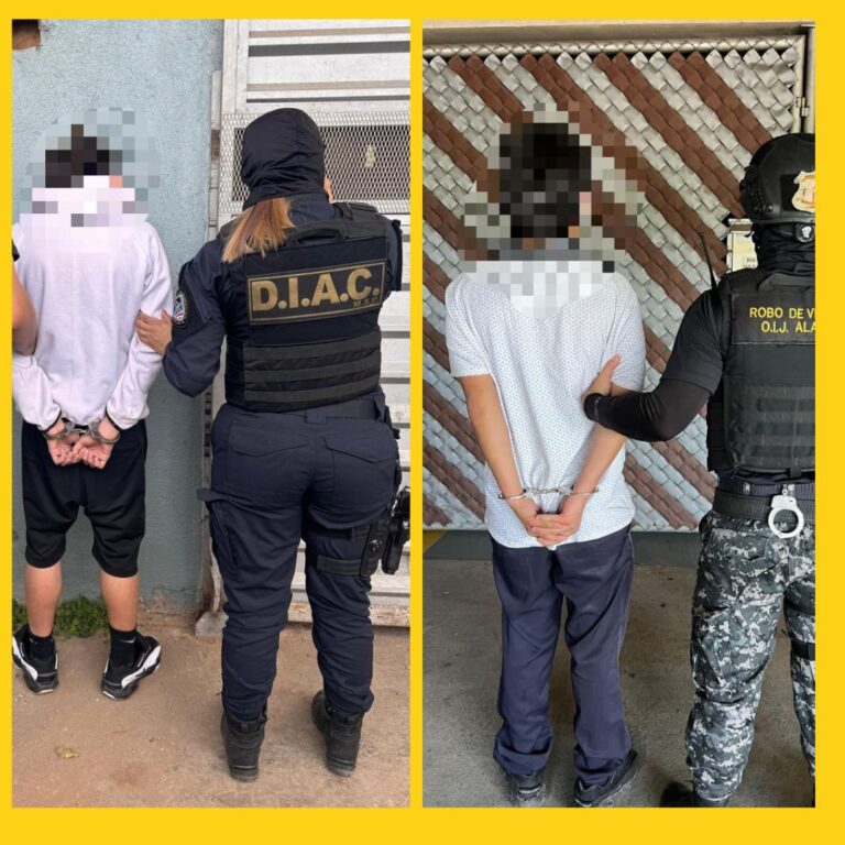CUATRO MENORES FUERON DETENIDOS COMO SOSPECHOSOS DE ASALTAR REPARTIDORES Y ROBARLES LAS MOTOS