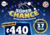 SORTEO EXTRAORDINARIO SÚPER CHANCE VIENE CON MÁS DE ₡1.300 MILLONES EN PREMIOS