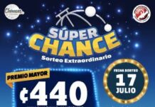 SORTEO EXTRAORDINARIO SÚPER CHANCE VIENE CON MÁS DE ₡1.300 MILLONES EN PREMIOS