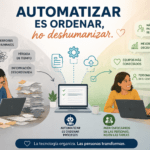 AUTOMATIZAR NO ES DESHUMANIZAR: ES ELIMINAR EL DESORDEN