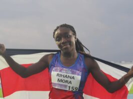Atleta costarricense Rihana Mora Saint