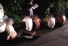CINCO DETENIDOS POR ROBO EN FINCA, ENTRE ELLOS UN MENOR