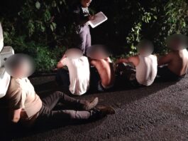 CINCO DETENIDOS POR ROBO EN FINCA, ENTRE ELLOS UN MENOR