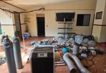 OIJ DESMANTELA LABORATORIO DE MARIHUANA EN SAN RAMÓN
