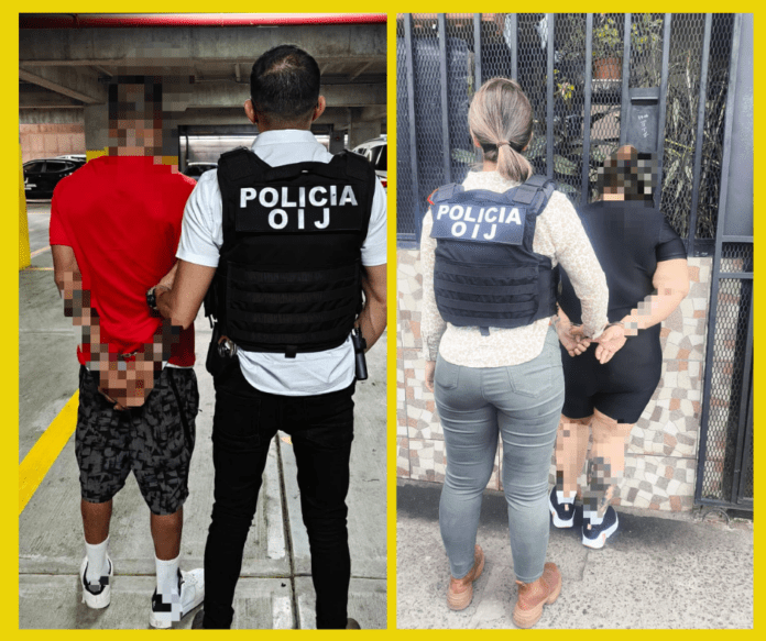 deteidos doble homicidio en Alajuelita