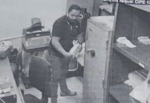 CONDENADO A 30 AÑOS POR ROBAR AL BANCO PARA COMPRAR LOTERIA Imágenes de los videos que captó el sistema de seguridad del Banco Nacional de cómo se sacaba el dinero.