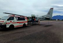 TRASLADAN EN VUELO AMBULANCIA A MENOR DESDE QUEPOS Vuelo ambulancia