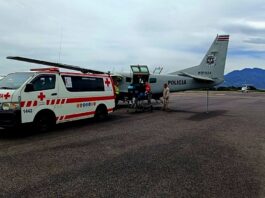 TRASLADAN EN VUELO AMBULANCIA A MENOR DESDE QUEPOS Vuelo ambulancia