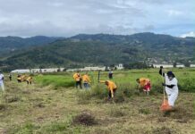 PRIVADOS DE LIBERTAD DAN MANTENIMIENTO A TERRENOS DEL FUTURO HOSPITAL DE CARTAGO