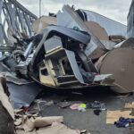 CIERRE TOTAL EN CAMBRONERO TRAS COLISIÓN DE TRÁILER CONTRA PUENTE MODULAR