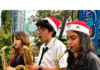 ACTIVIDADES NAVIDEÑAS ARRANCARÁN EN SAN JOSÉ EL 19 DE NOVIEMBRE Banda musical con gorros navideños en san jose
